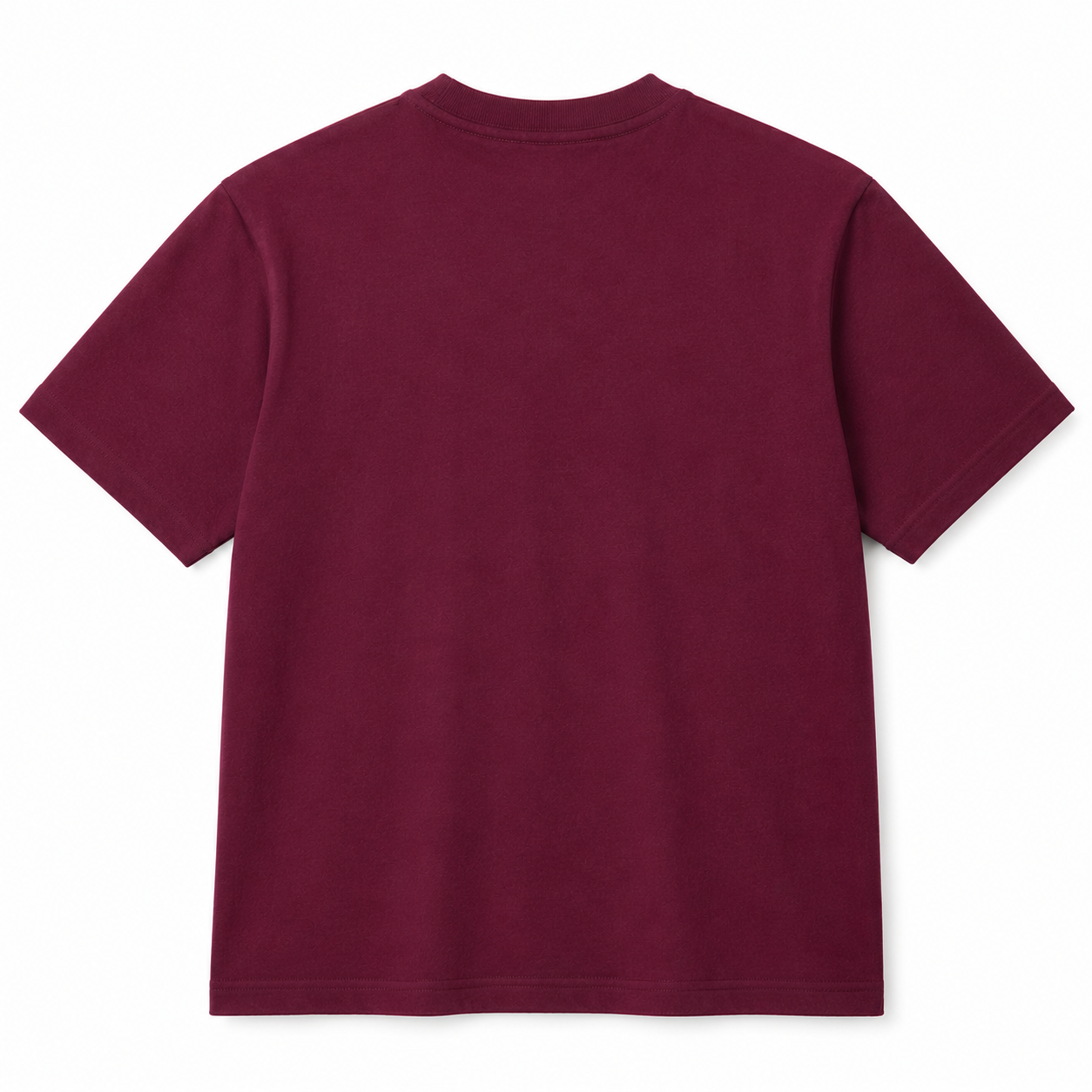 FOLDE Essential Tee — Maroon