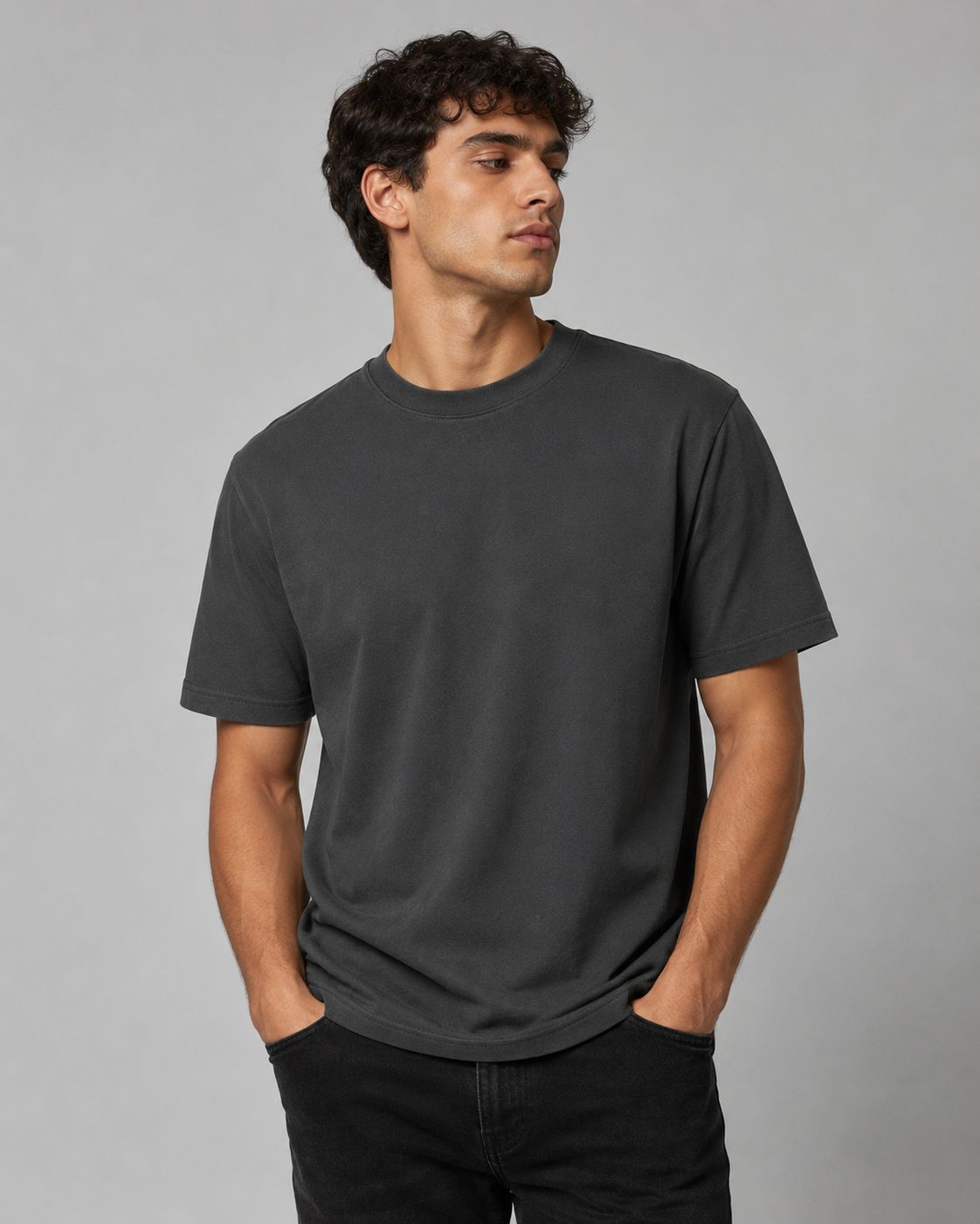 FOLDE Essential Tee — Dark Gray